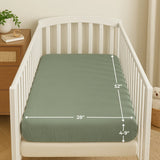 Sage Organic Muslin Cotton Crib Sheet