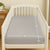 Stone Organic Muslin Cotton Crib Sheet
