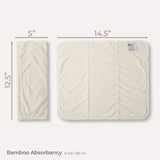 2-4-2 Bamboo Prefold Insert 7 Pack with Snaps