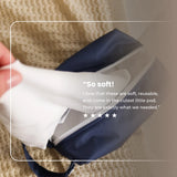 Reusable Cotton Wipes - 20 Pack With Sea Travel Pod