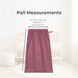 Diaper Pail Liners Rose 2 Pack