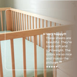 Sage Organic Muslin Cotton Crib Sheet