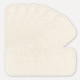 7 Pack Bamboo Inserts with Button Snaps