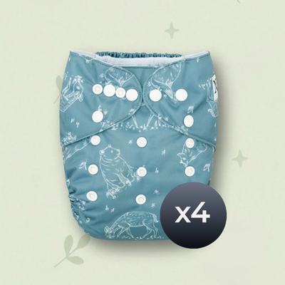 4-PACK POCKET DIAPERS