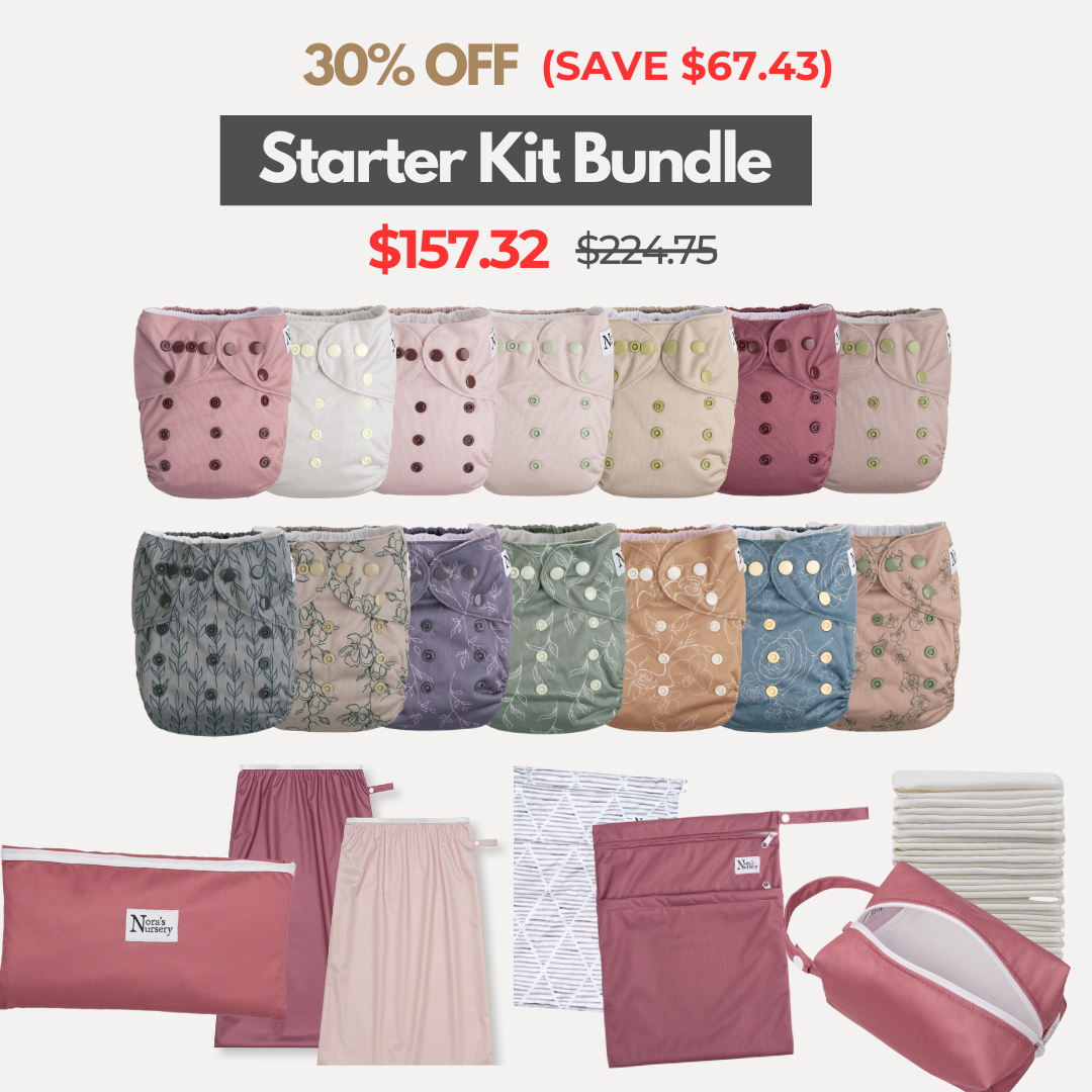Cloth Diaper Starter Kit - Pink