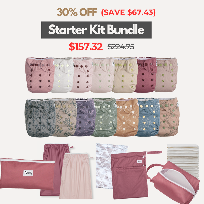 Cloth Diaper Starter Kit - Pink