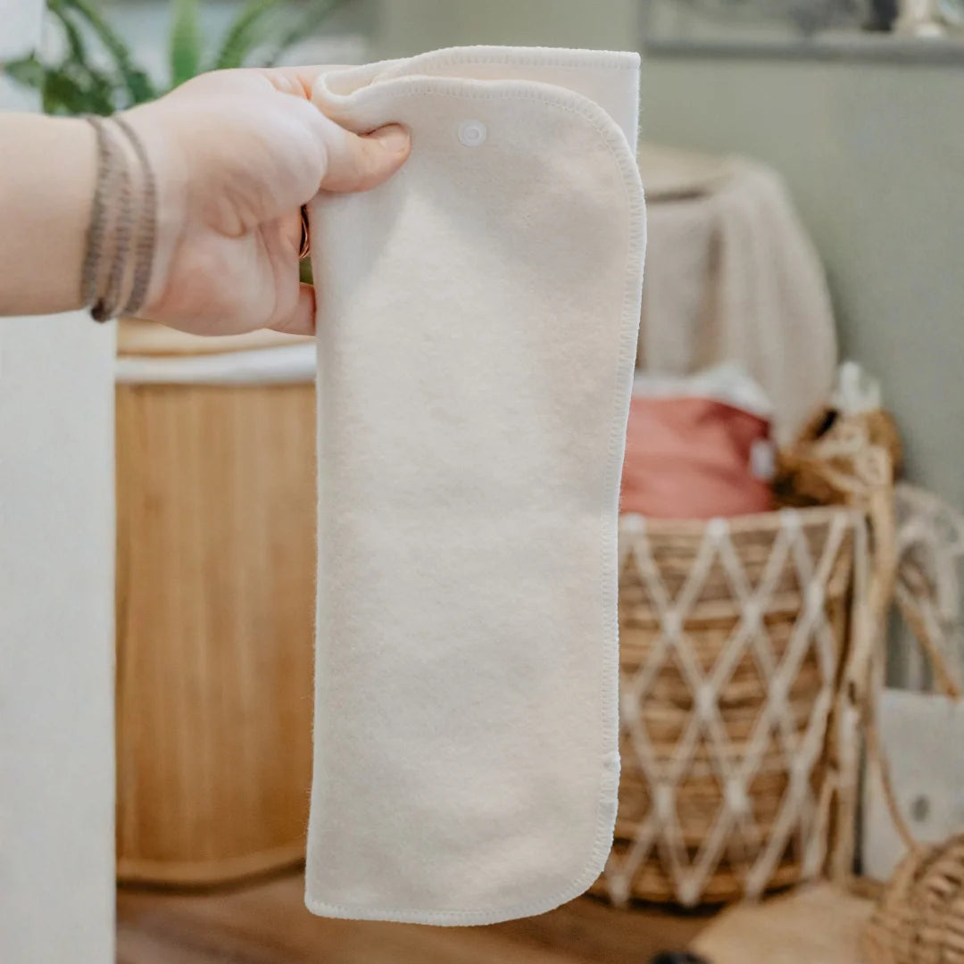 2-4-2 Bamboo Prefold Insert 7 Pack with Snaps