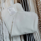 7 Pack Bamboo Inserts with Button Snaps