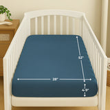 Sea Organic Muslin Cotton Crib Sheet