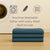 Sea Organic Muslin Cotton Crib Sheet