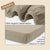 Latte Organic Muslin Cotton Crib Sheet