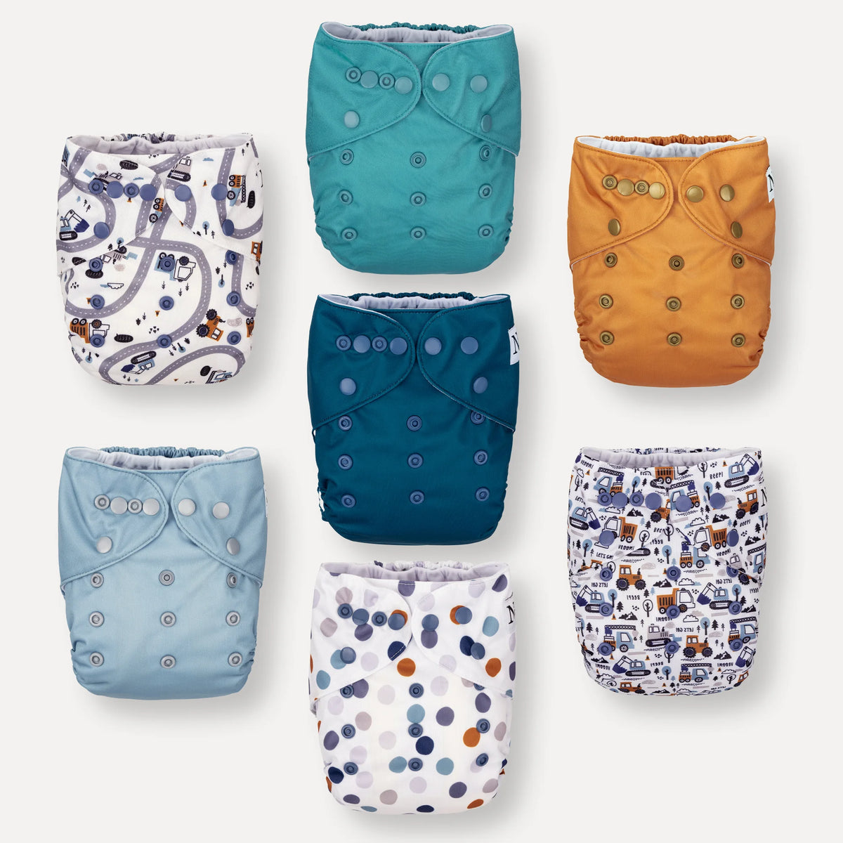 HALF TRACK × NORAs nonsleepcushion Amazon.com : Nora's Nursery Cloth Diapers 7 Pack with 7