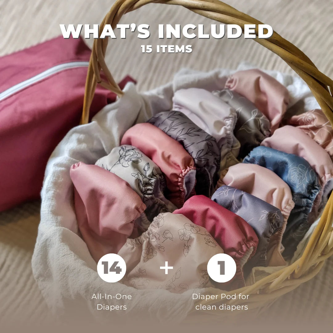 Newborn AIO Blushing Blooms