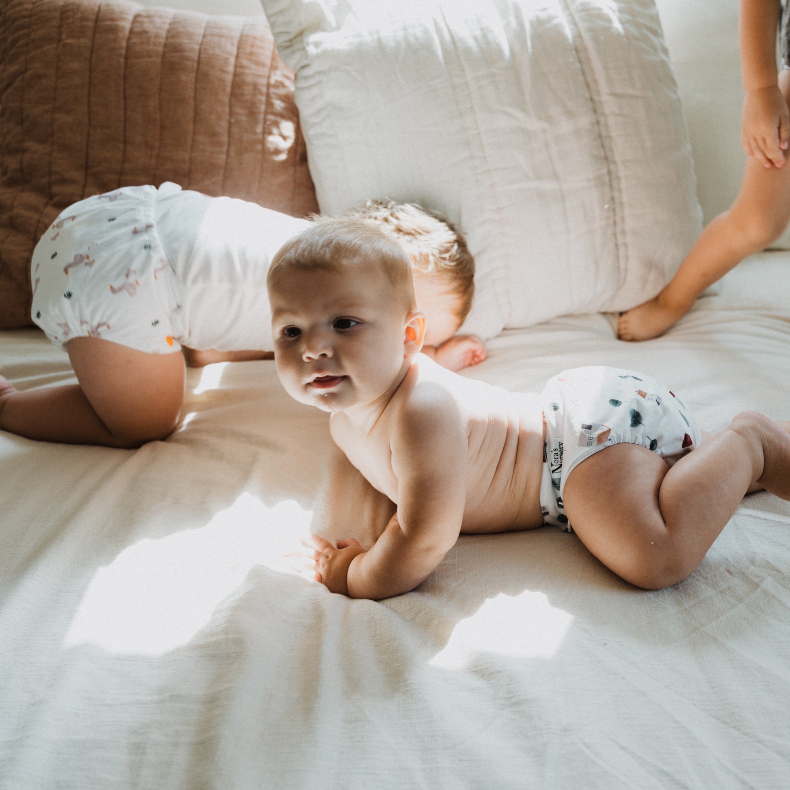 On The Farm 7 Cloth Diapers & Inserts & 1 Wet Bag – Nora's Nursery