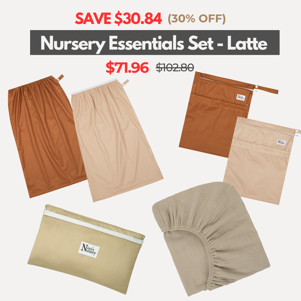 Nursery Essentials Set - Latte – Nora's Nursery