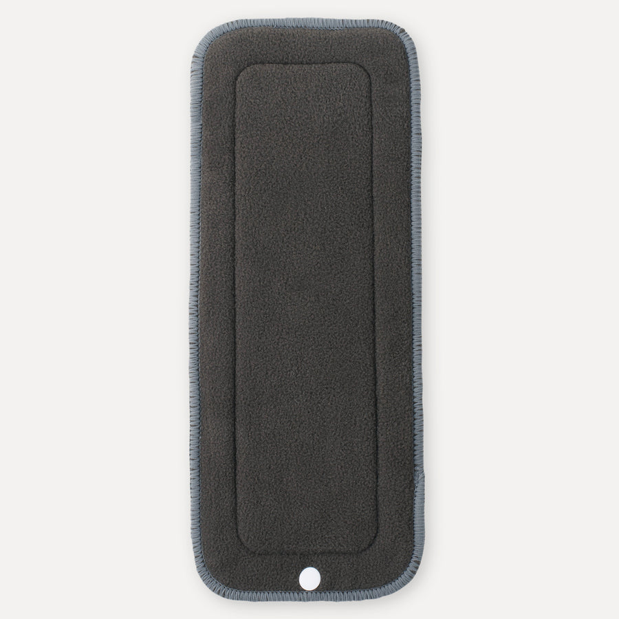 5 Layer Charcoal & Microfiber Inserts - 10 Pack with Snaps