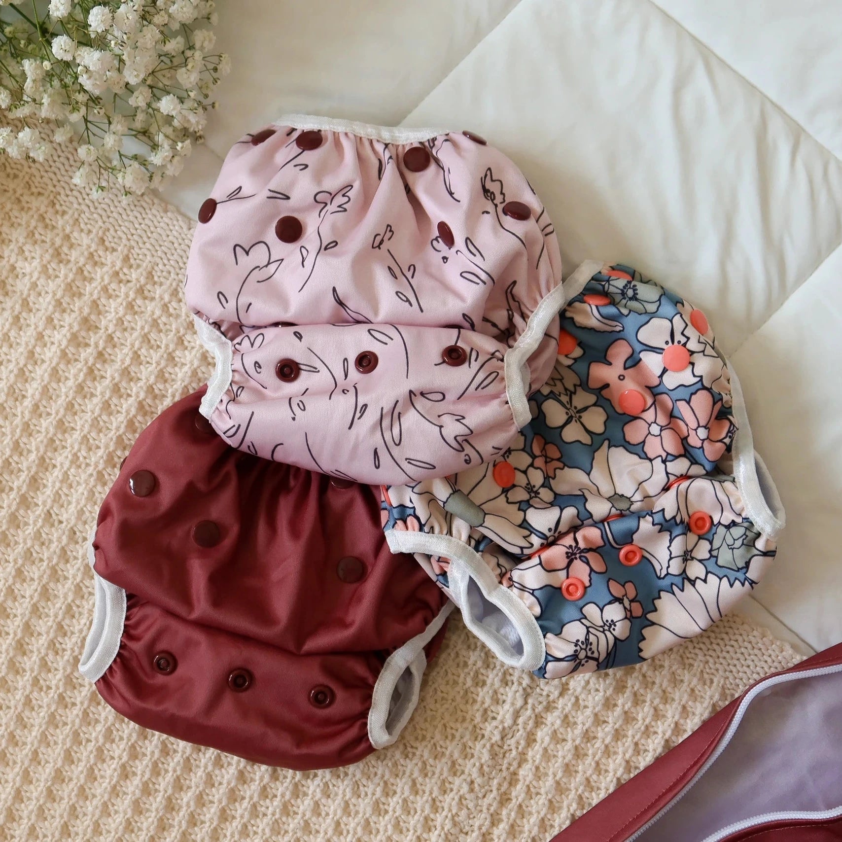 Charleston Rose Swim Diapers