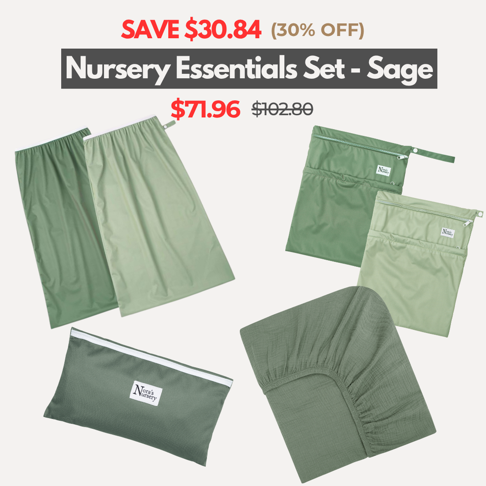 Essentials Set Numbers Nursery Essentials Set - Sage – Nora's Nursery