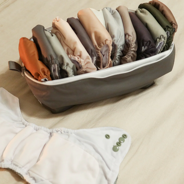 Newborn Diaper & Clothing Bundle Olive