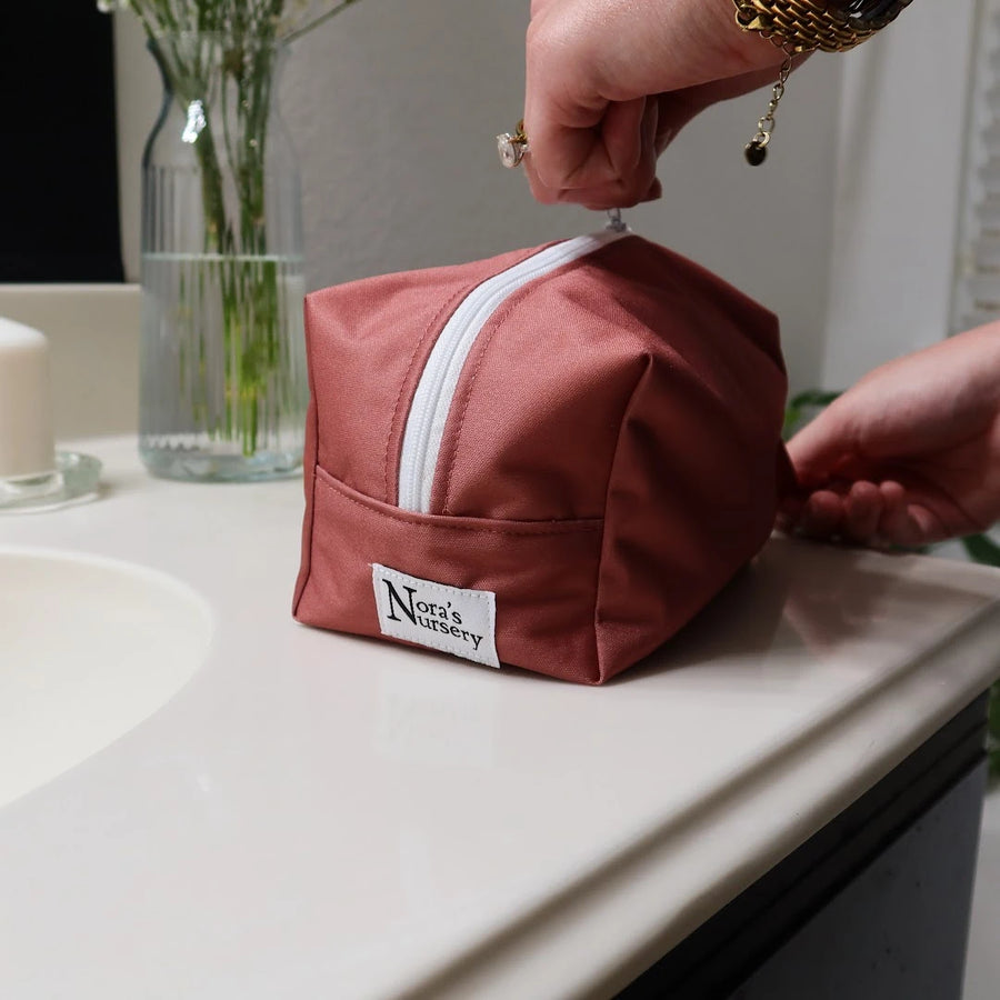 Reusable Cotton Wipes - 20 Pack With Rose Travel Pod