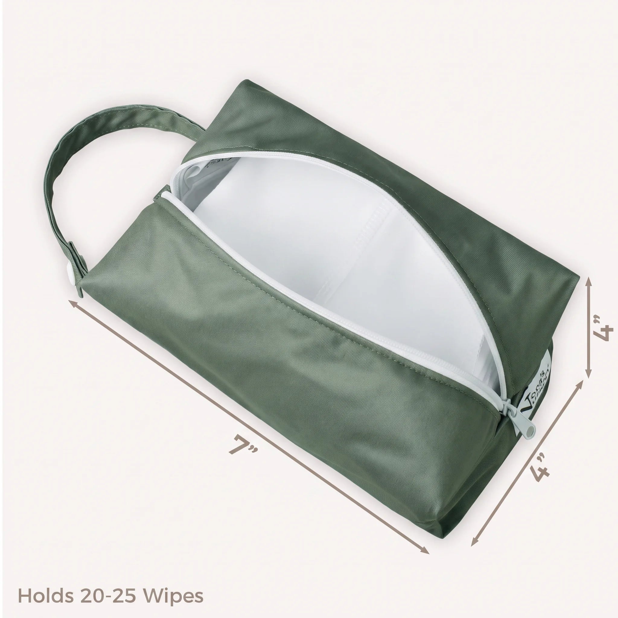 Reusable Cotton Wipes - 20 Pack With Sage Travel Pod