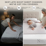 Mattress Protector - Medium Gray