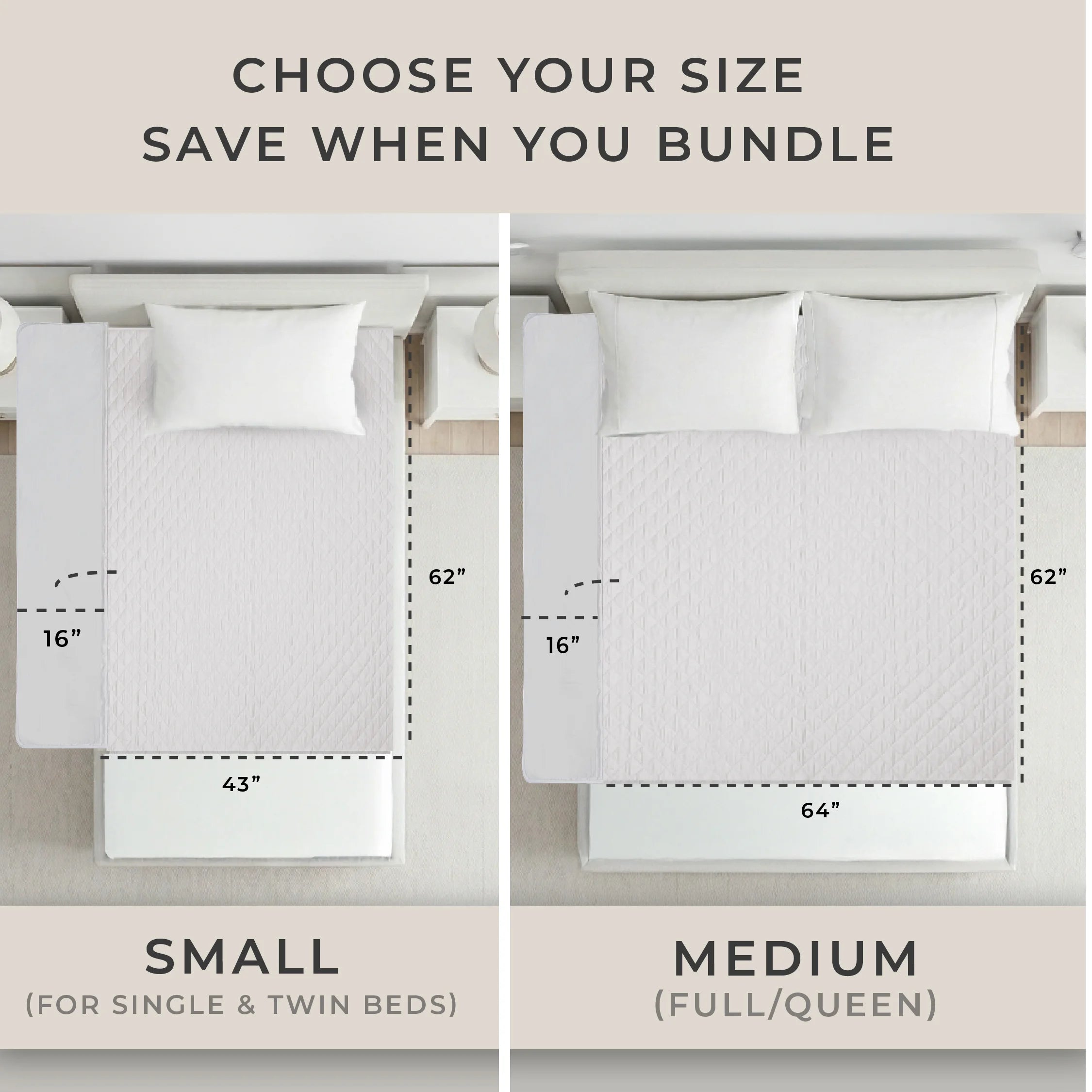 Mattress Protector - Small Gray
