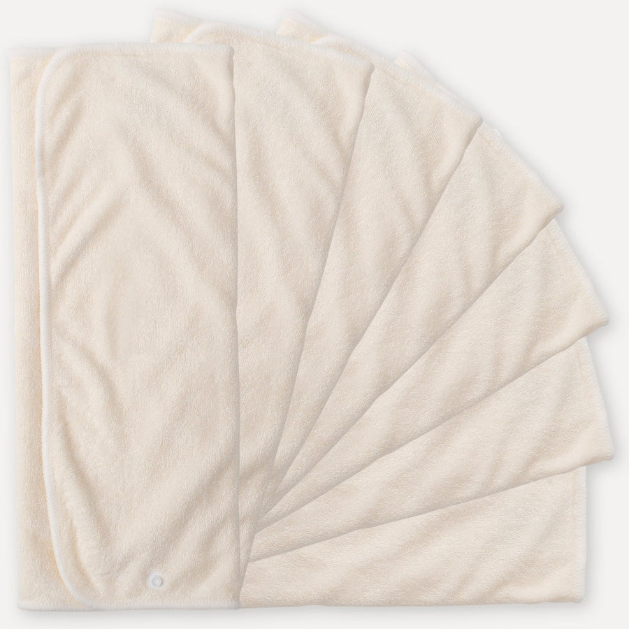 2-4-2 Bamboo Prefold Insert 7 Pack with Snaps